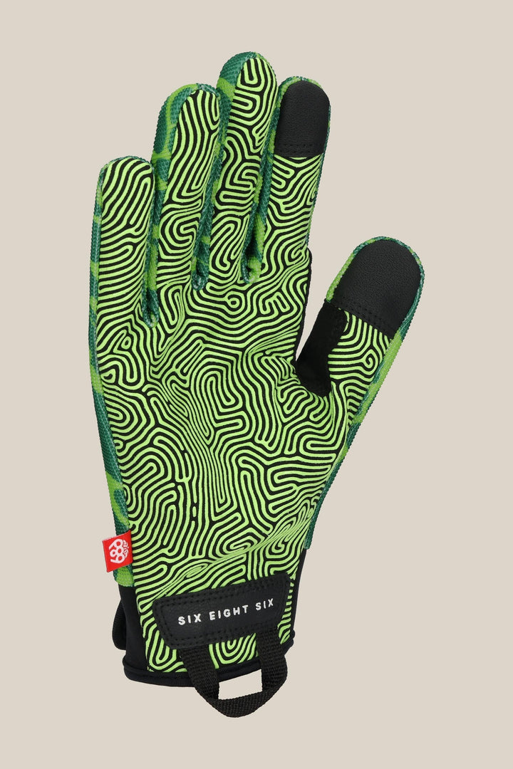 686 Outlaw Pipe Glove — GREEN FRACTURE (vista 2)