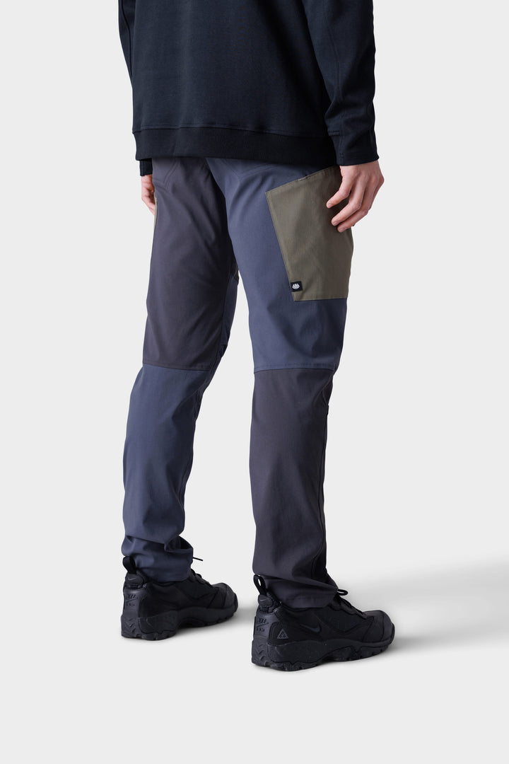 686 Men's Anything Cargo Pant - Slim Fit — DUSTY FATIGUE COLORBLOCK (vista 2)