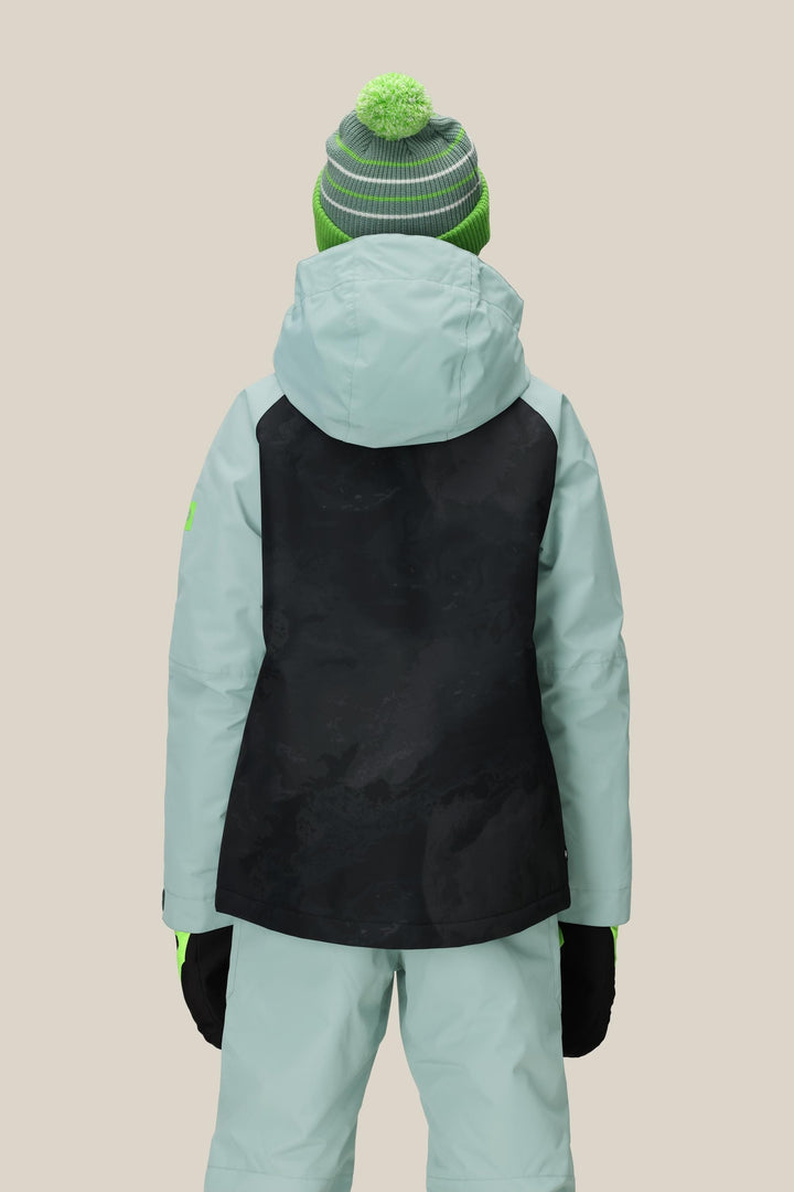686 Boys' Hydra Insulated Jacket — DUSTY MARINE COLORBLOCK (vista 2)