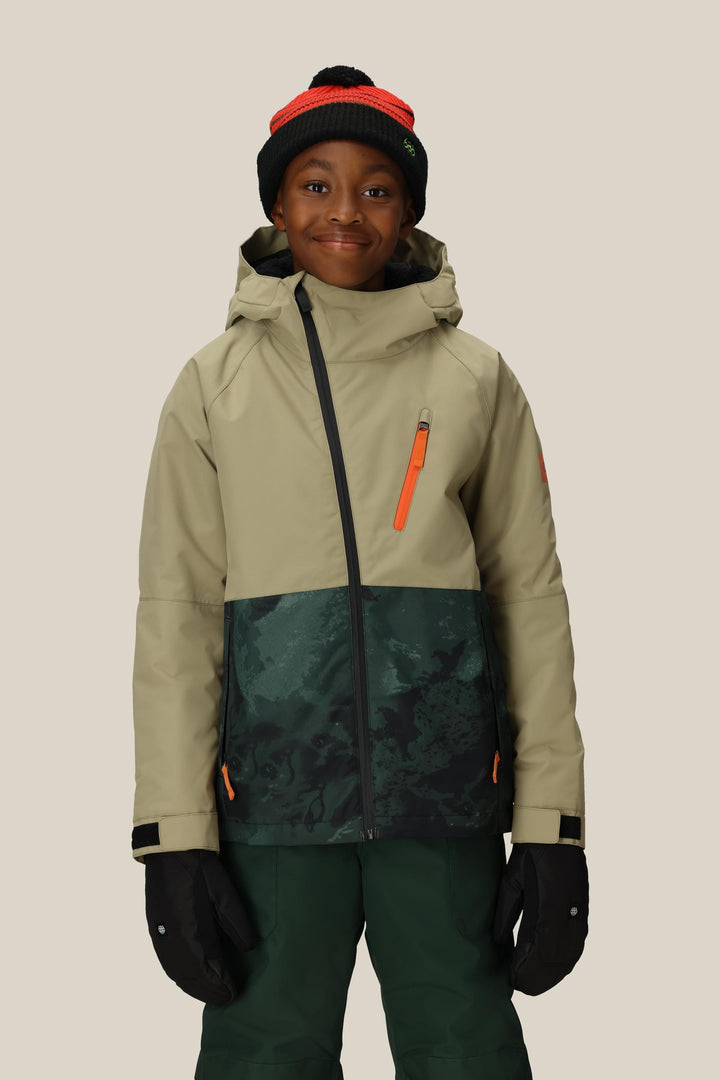686 Boys' Hydra Insulated Jacket — SAGE COLORBLOCK
