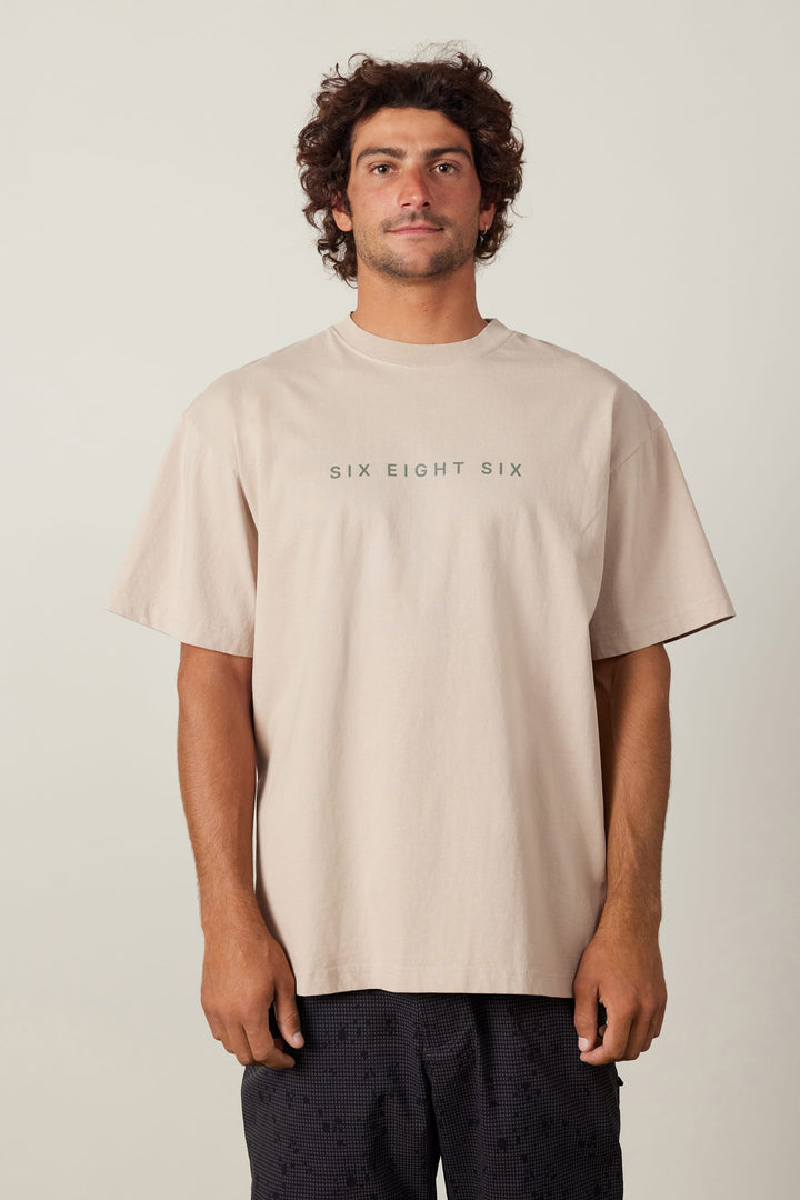 686 Elements Relaxed S/S Tee — TAN