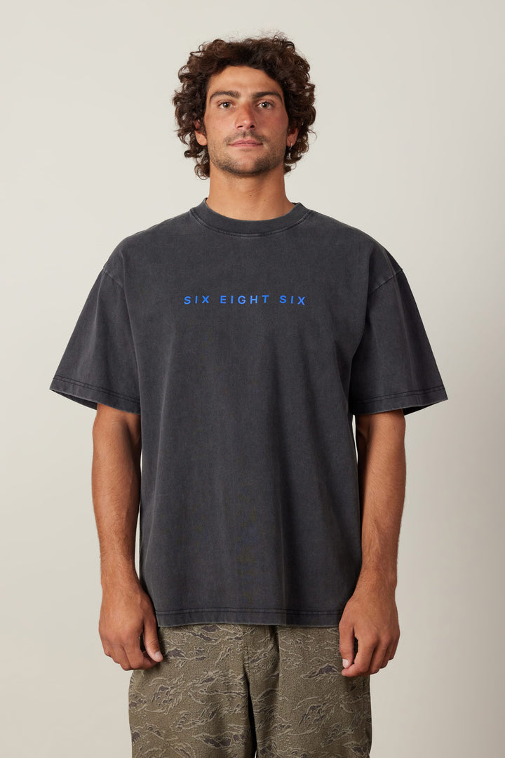 686 Elements Relaxed S/S Tee — VINTAGE BLACK
