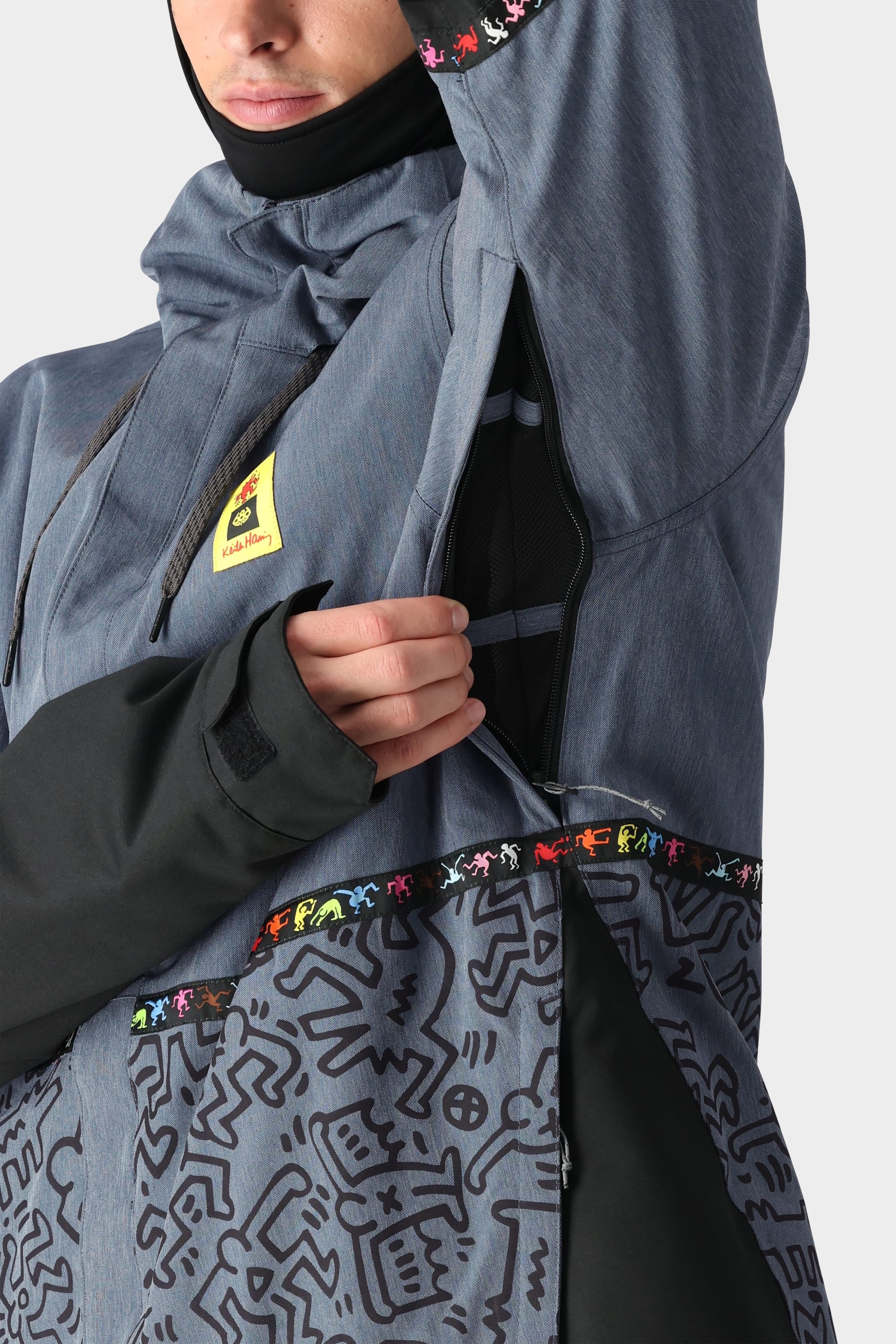 KEITH HARING DENIM COLORBLOCK