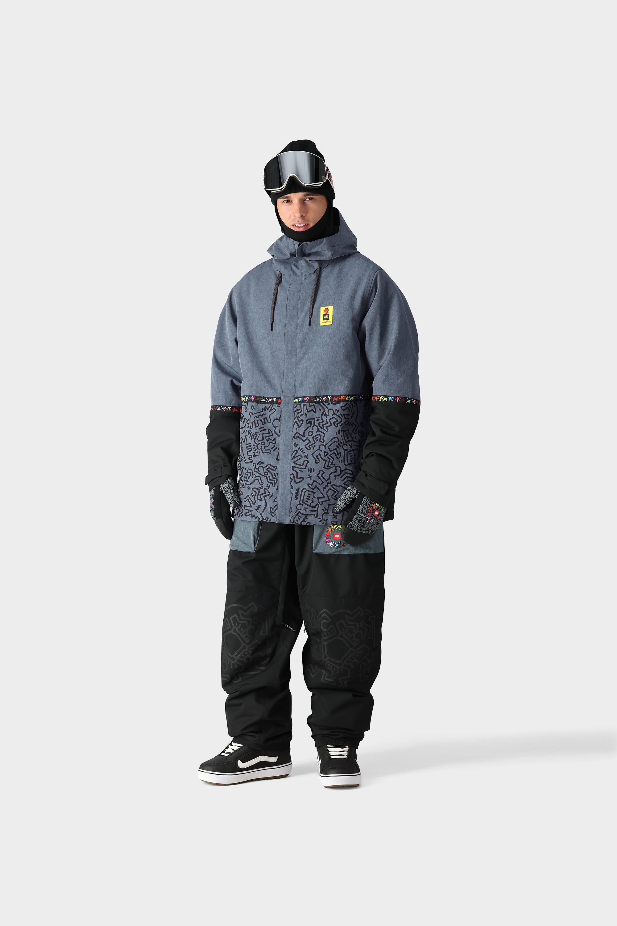 KEITH HARING DENIM COLORBLOCK