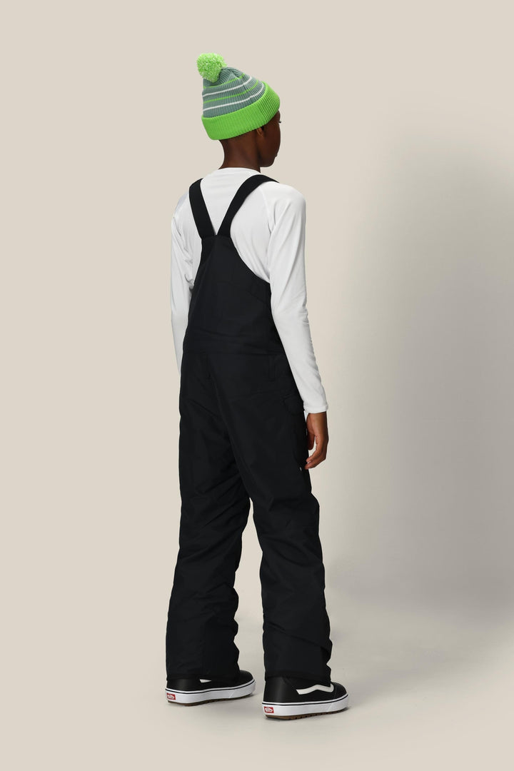 686 Boys' Frontier Insulated Bib — BLACK (vista 2)