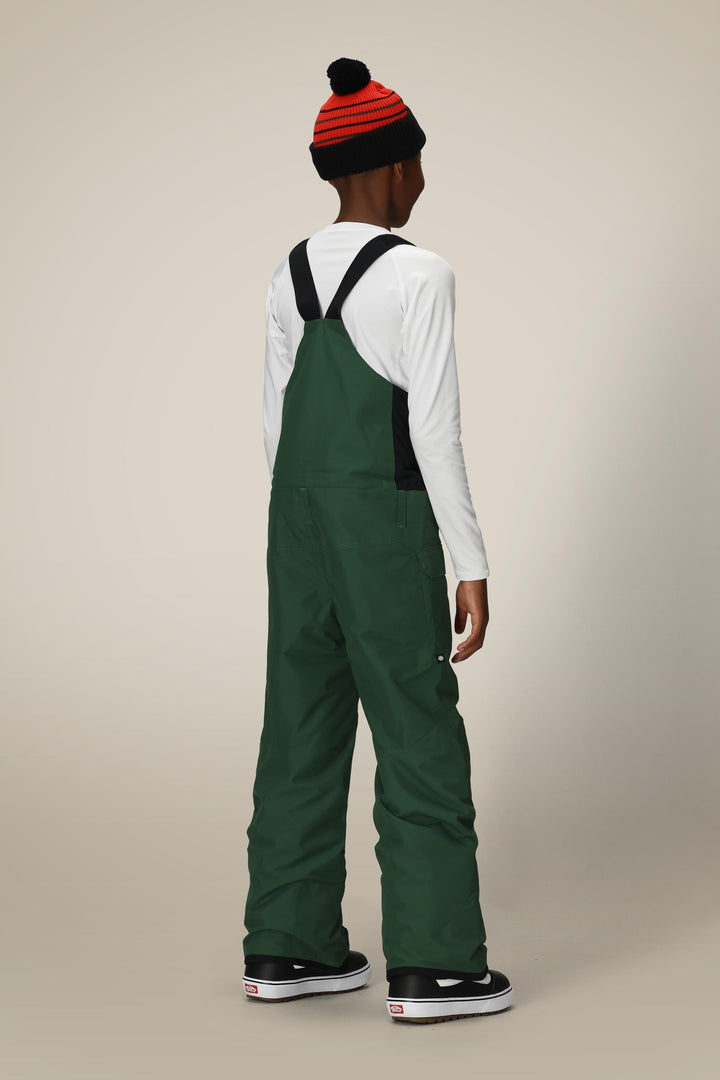 686 Boys' Frontier Insulated Bib — MOSS GREEN (vista 2)