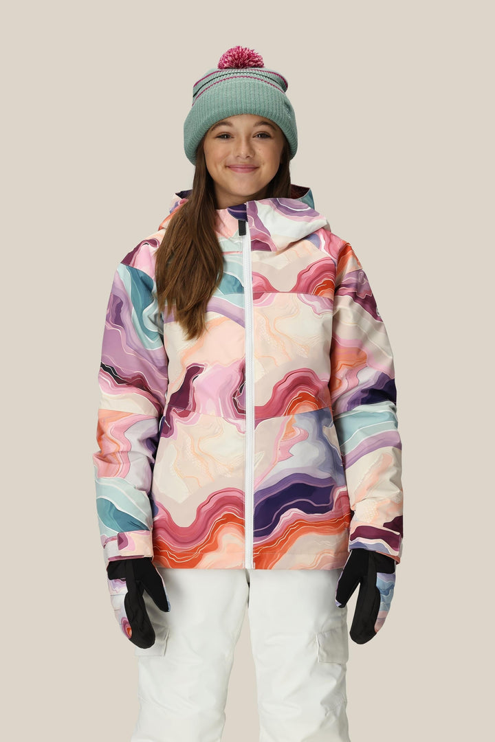 686 Girls' Athena Insulated Jacket — SEDIMENTARY PRINT