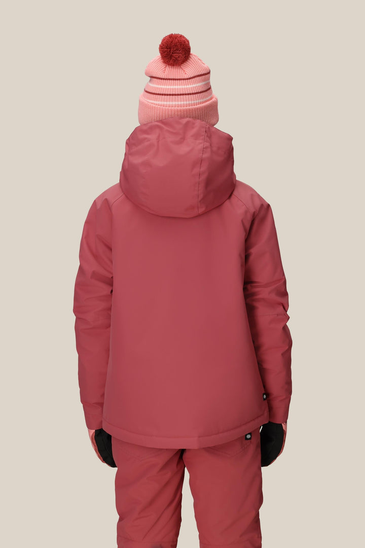 686 Girls' Hydra Insulated Jacket — ROSEWOOD (vista 2)