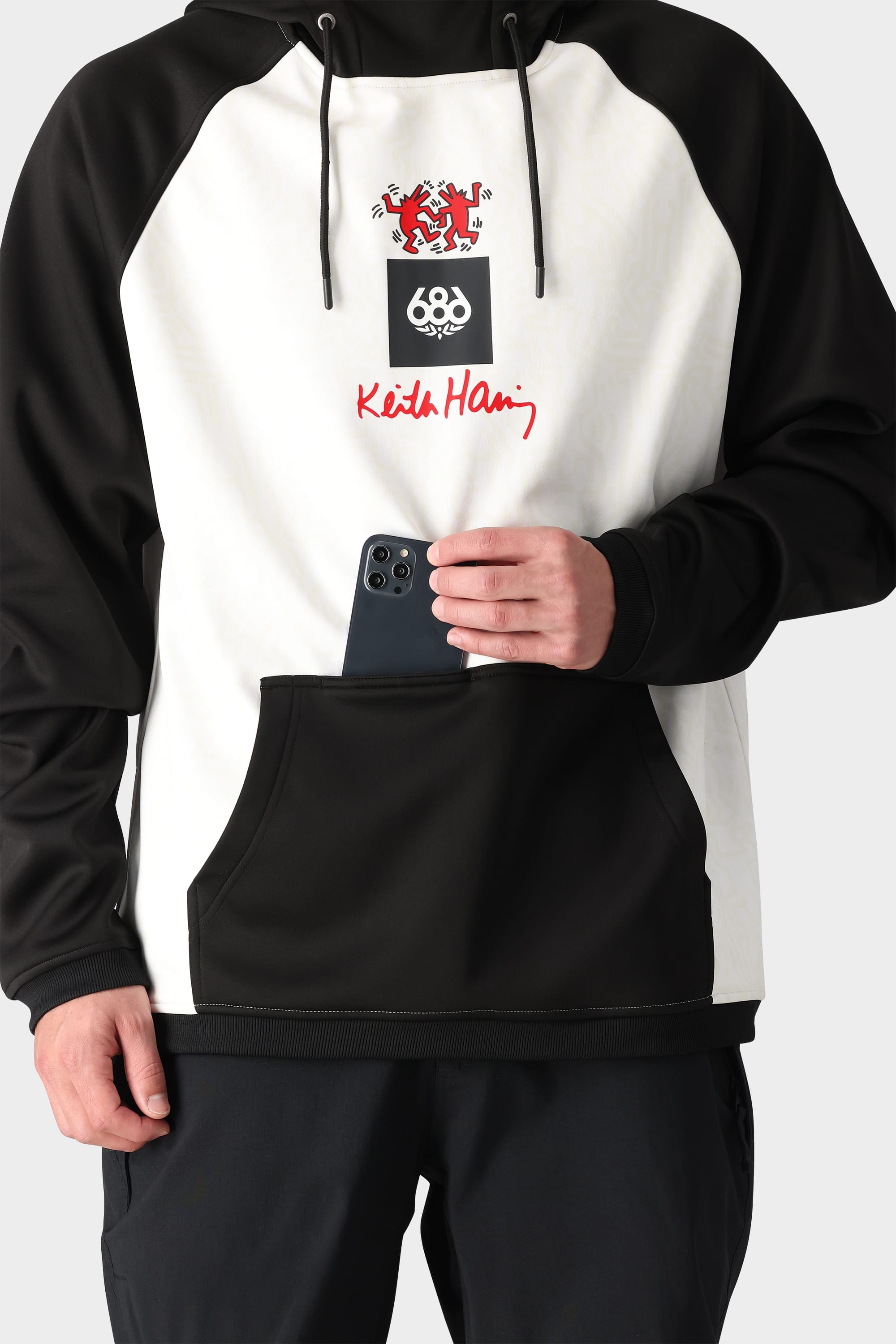 KEITH HARING WHITE COLORBLOCK