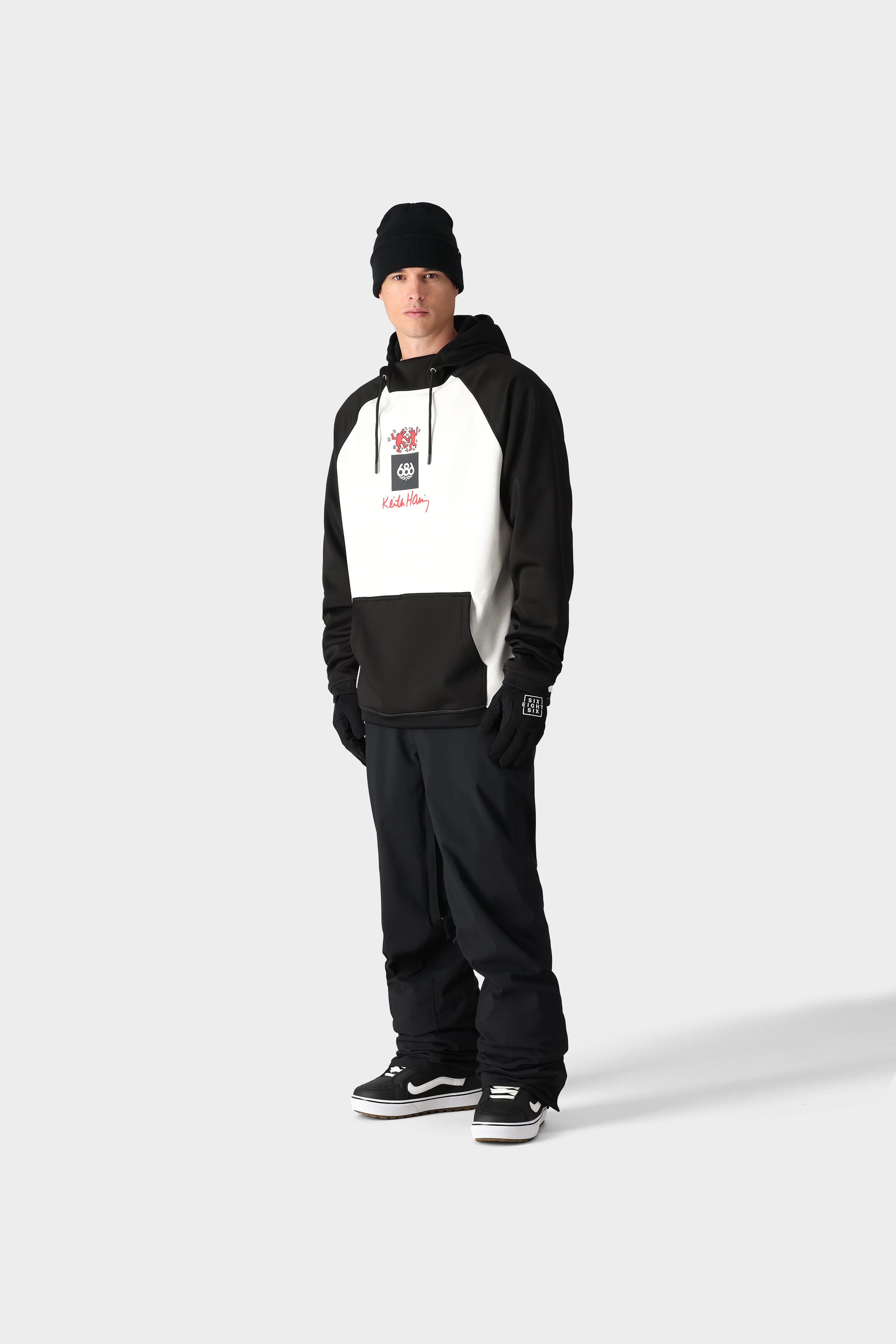 KEITH HARING WHITE COLORBLOCK