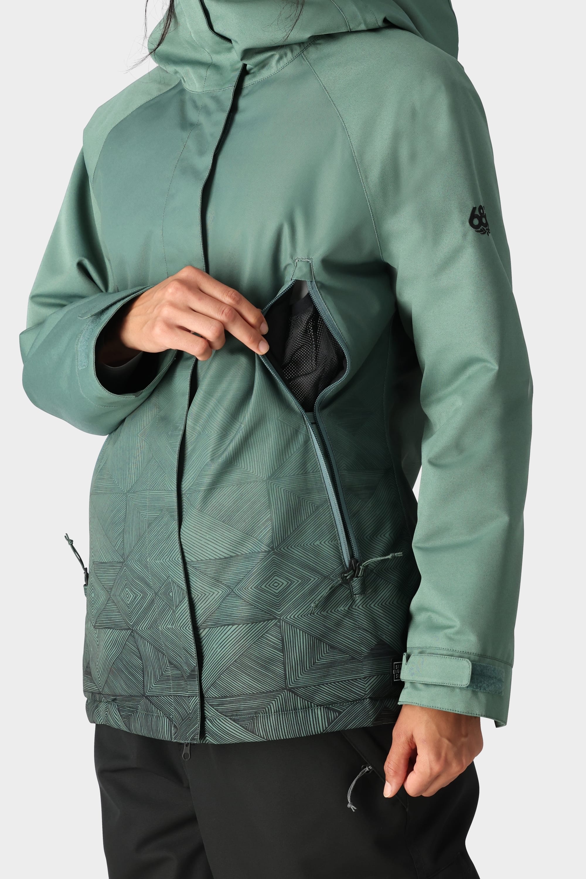 CYPRESS GREEN GEO FADE