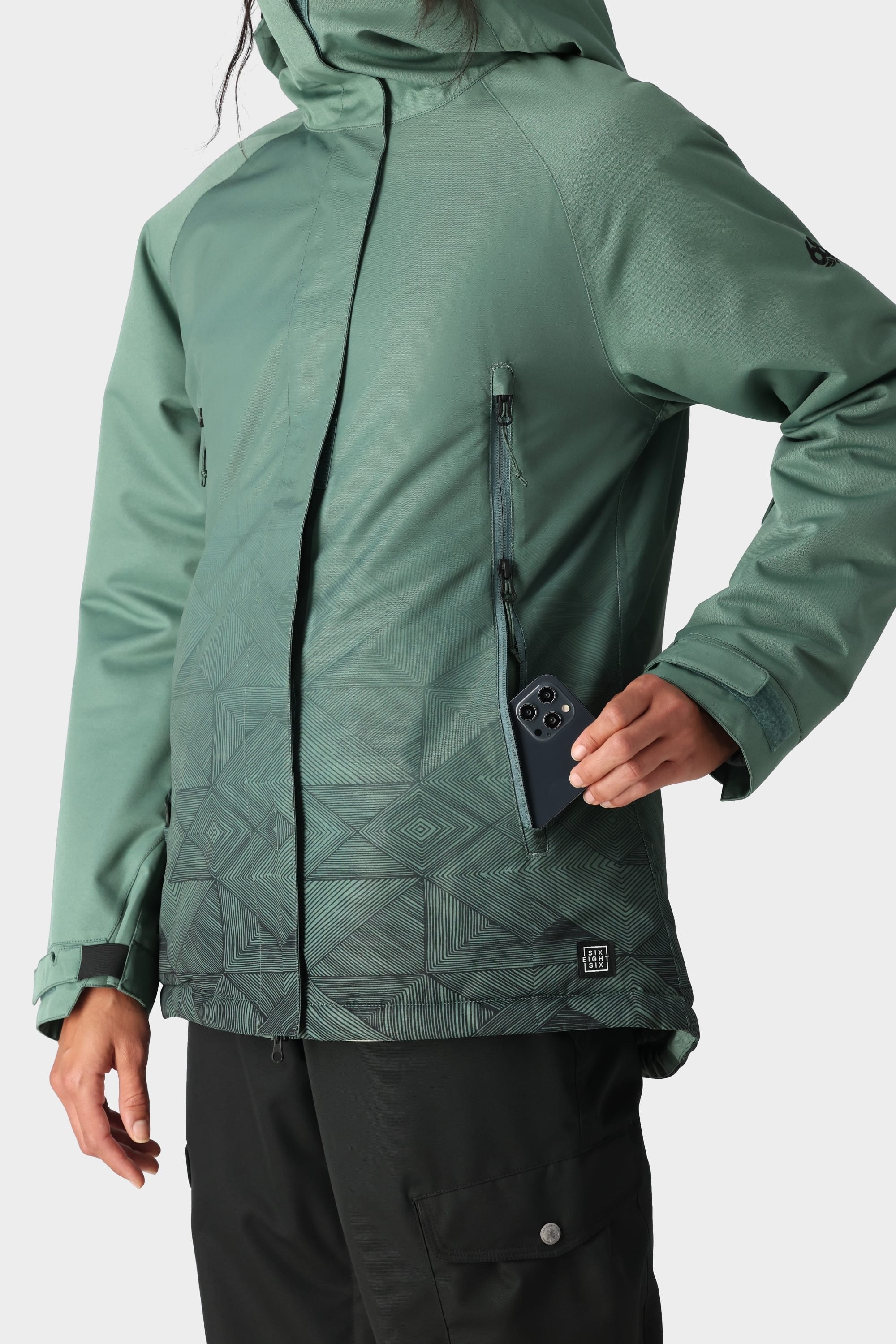 CYPRESS GREEN GEO FADE