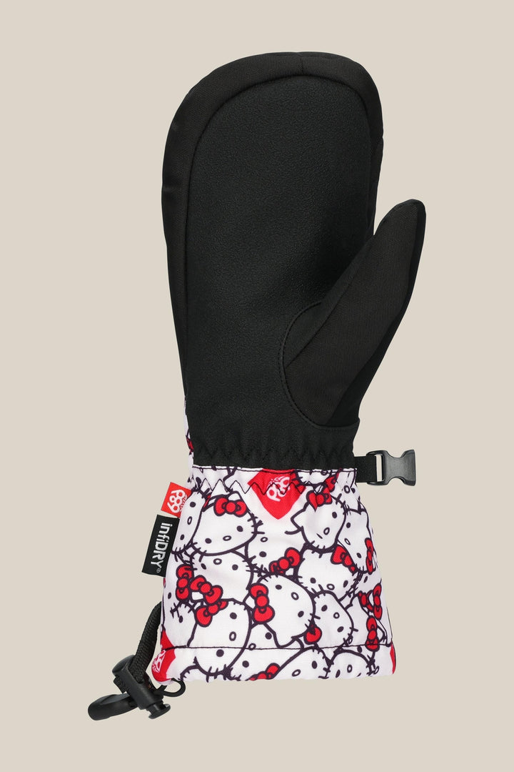 686 Youth Heat Mitt — HELLO KITTY WHITE (vista 2)