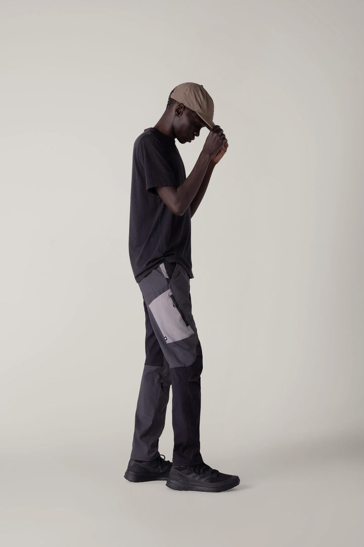 686 Men's Anything Cargo Pant - Slim Fit — BLACK COLORBLOCK (vista 2)