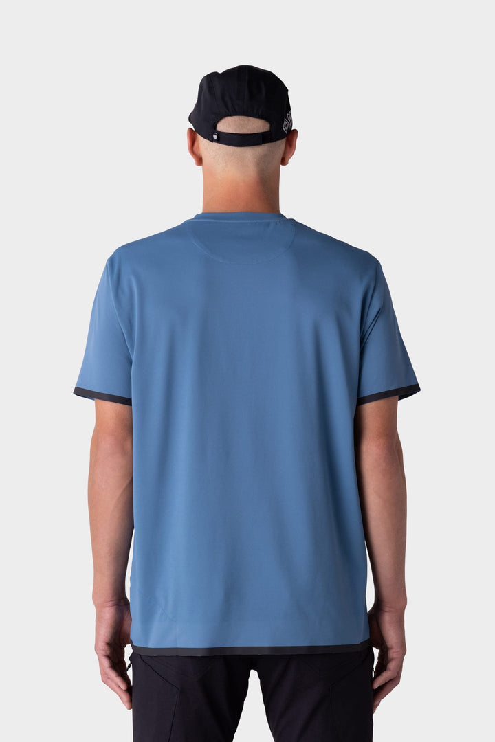 686 Men's Let's Go Tech T-Shirt — BLUE ASH (vista 2)