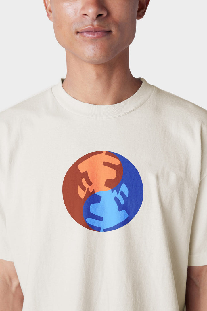 686 Men's Bark and Bite Short Sleeve Tee — NATURAL (vista 2)