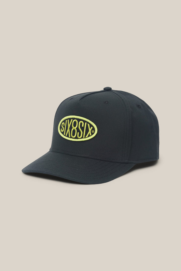 686 High-Pro 92 Structured 5 Panel Hat — BLACK