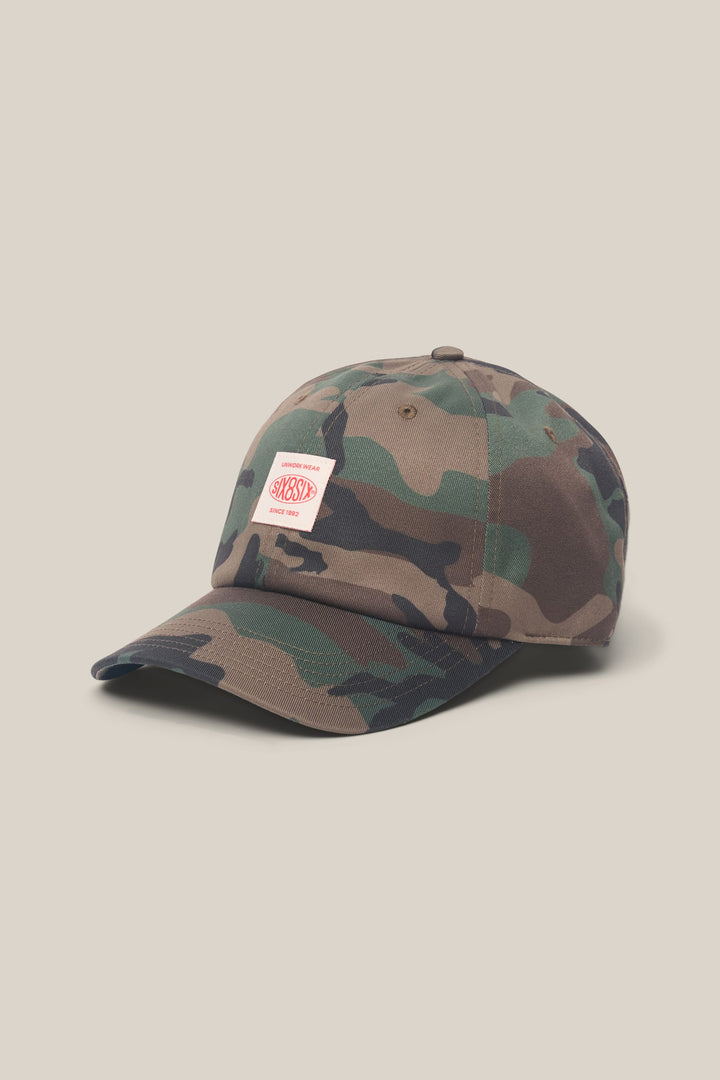 686 Low-Pro Unwork Unstructured 6 Panel Hat — CAMO (vista 2)