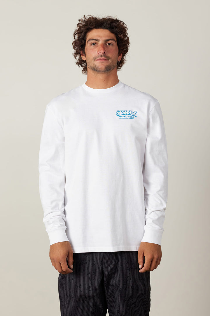 686 Fitted Authentic L/S Tee — BONE