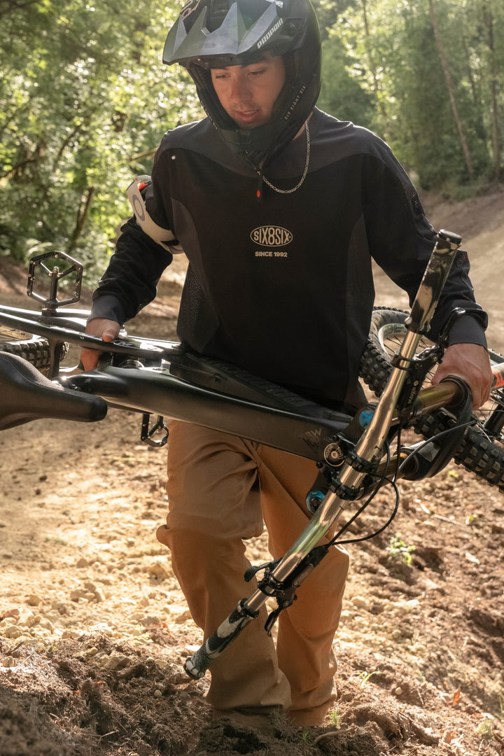 686 Men's 92 Turbo LS Tech Tee — BLACK