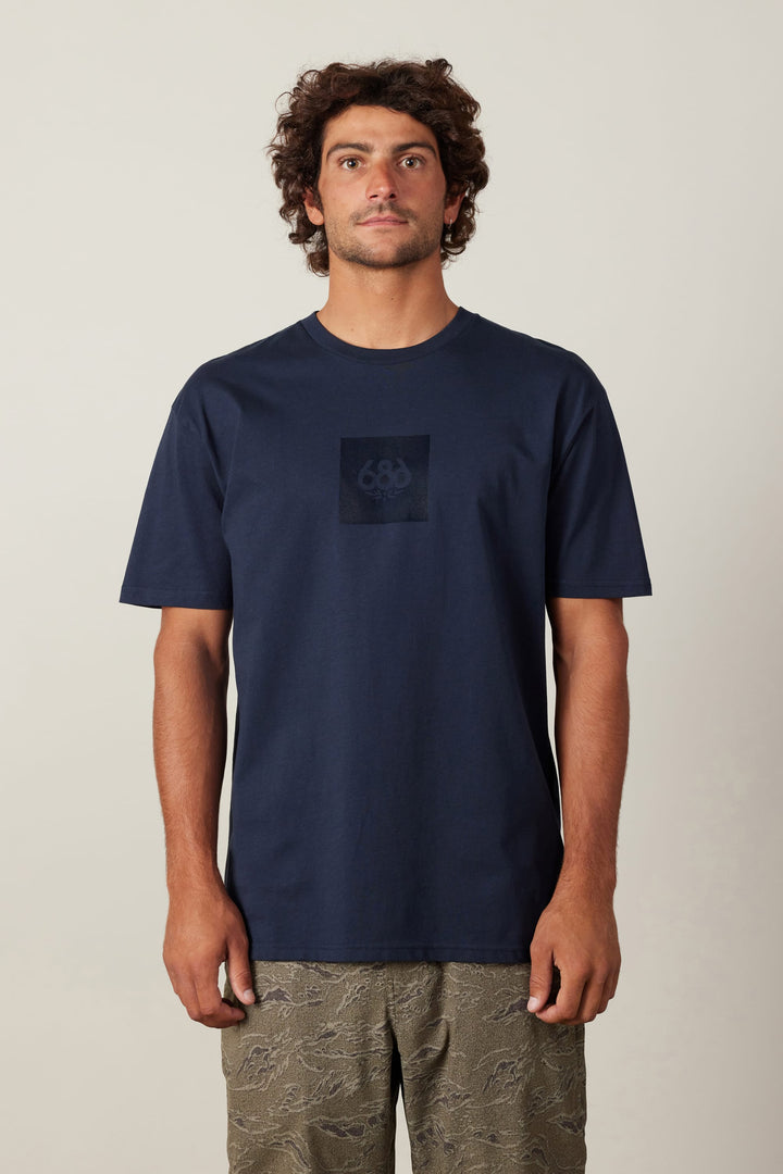 686 Knockout Authentic S/S Tee — NAVY