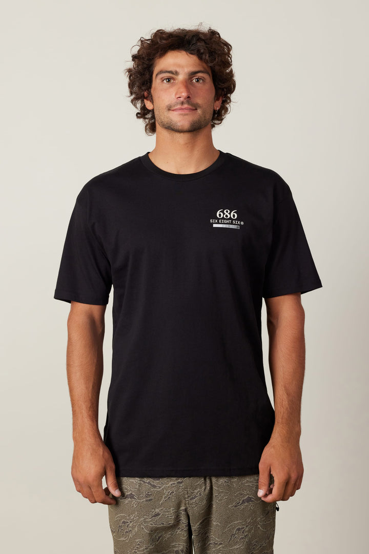 686 Path Authentic S/S Tee — BLACK