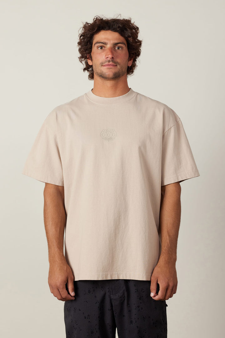 686 High Def Relaxed S/S Tee — TAN
