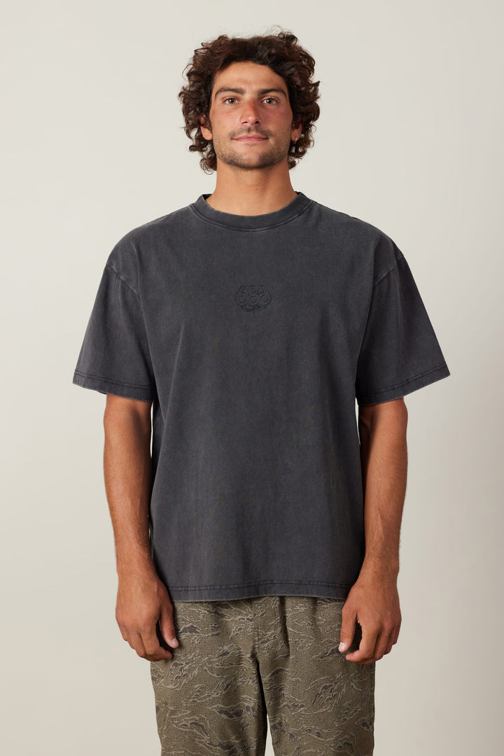 686 High Def Relaxed S/S Tee — VINTAGE BLACK