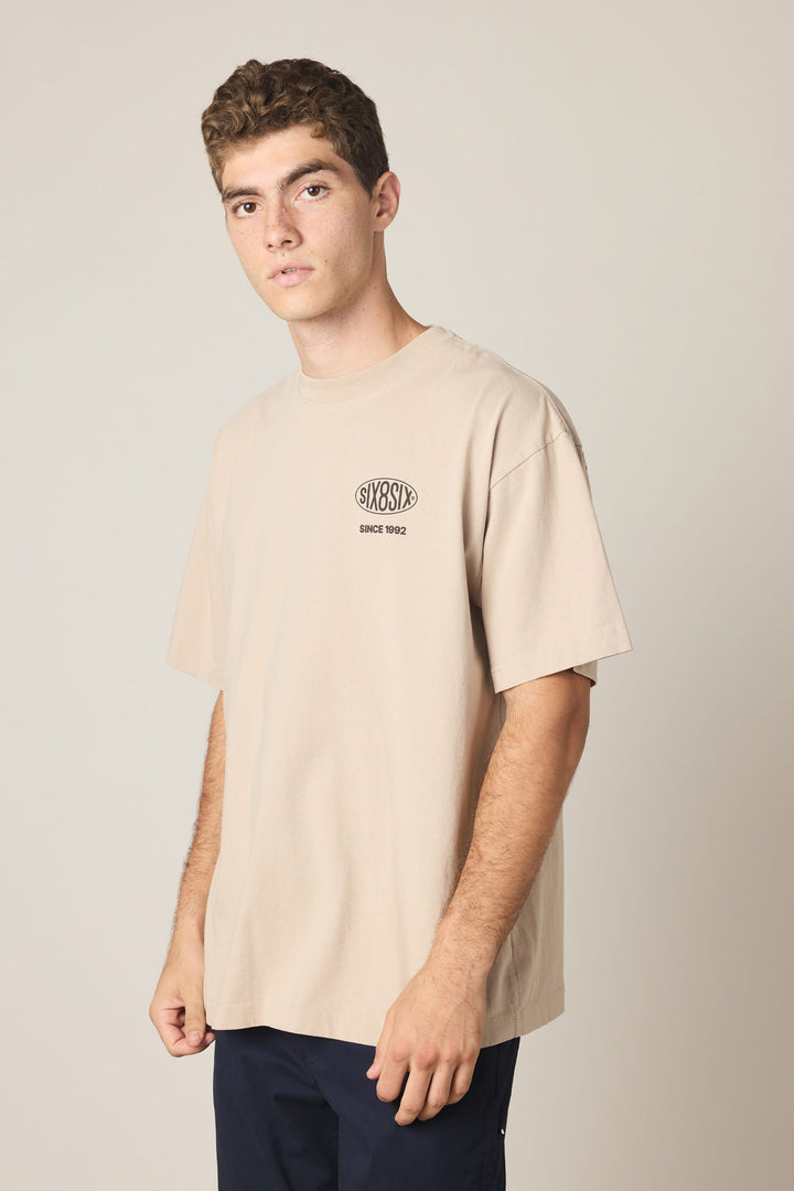 686 92 Relaxed S/S Tee — TAN