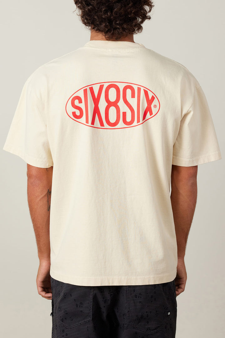 686 92 Relaxed S/S Tee — VINTAGE WHITE (vista 2)