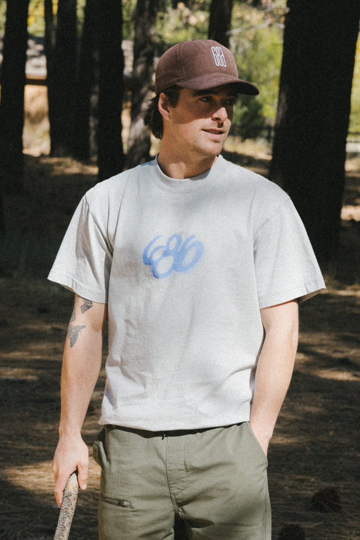686 Spray Relaxed SS Tee — SILVER