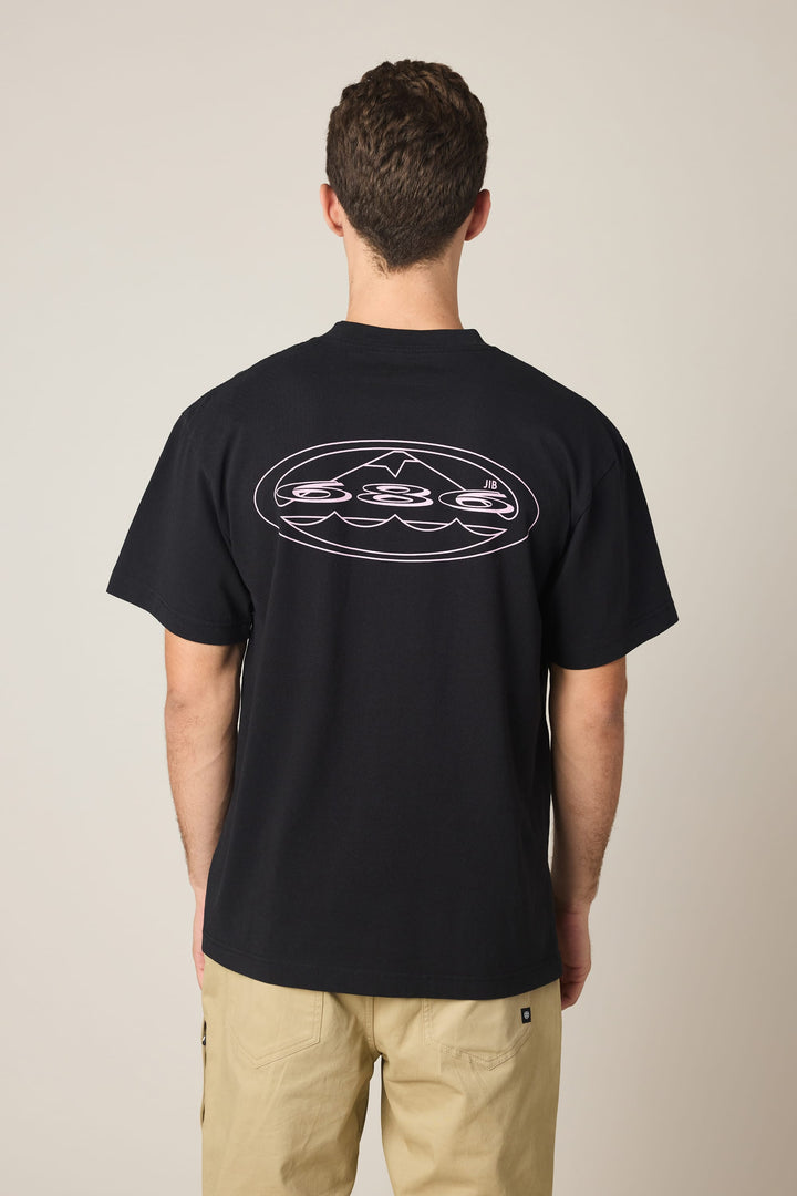 686 Men's Jib Relaxed SS Tee — BLACK (vista 2)