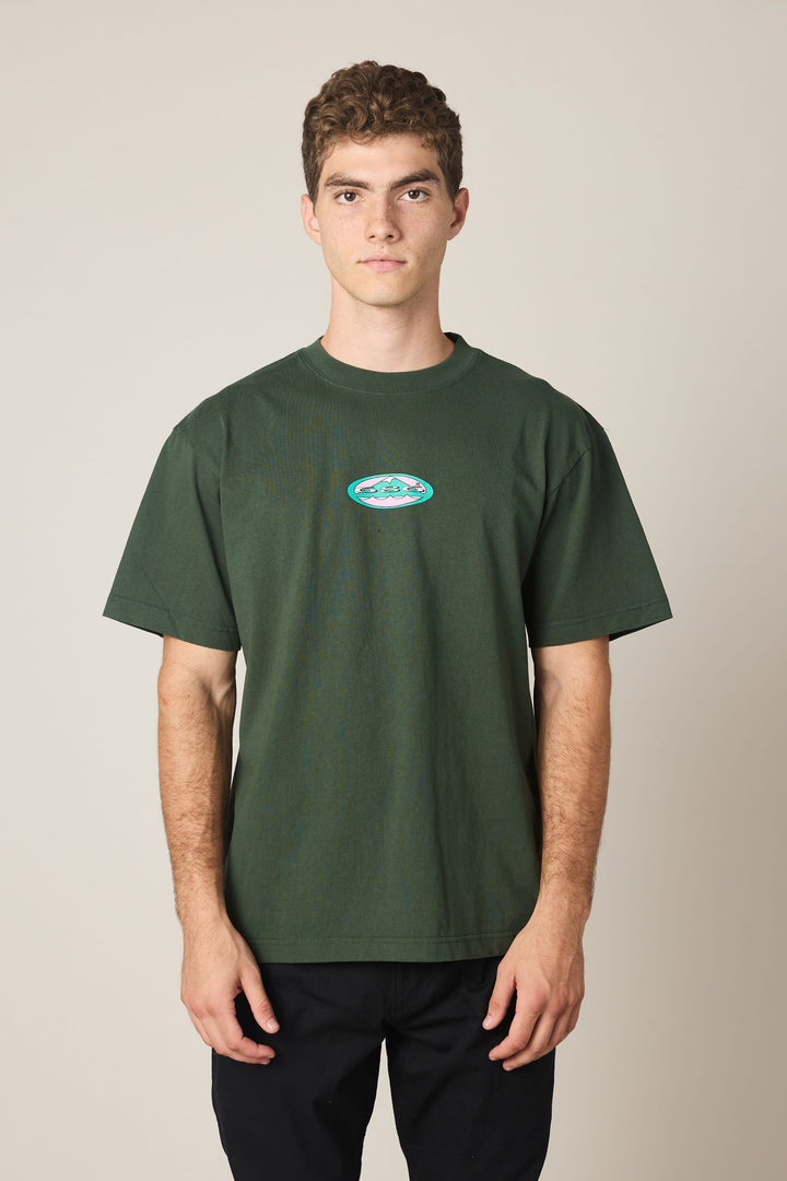 686 Men's Jib Relaxed SS Tee — FOREST GREEN