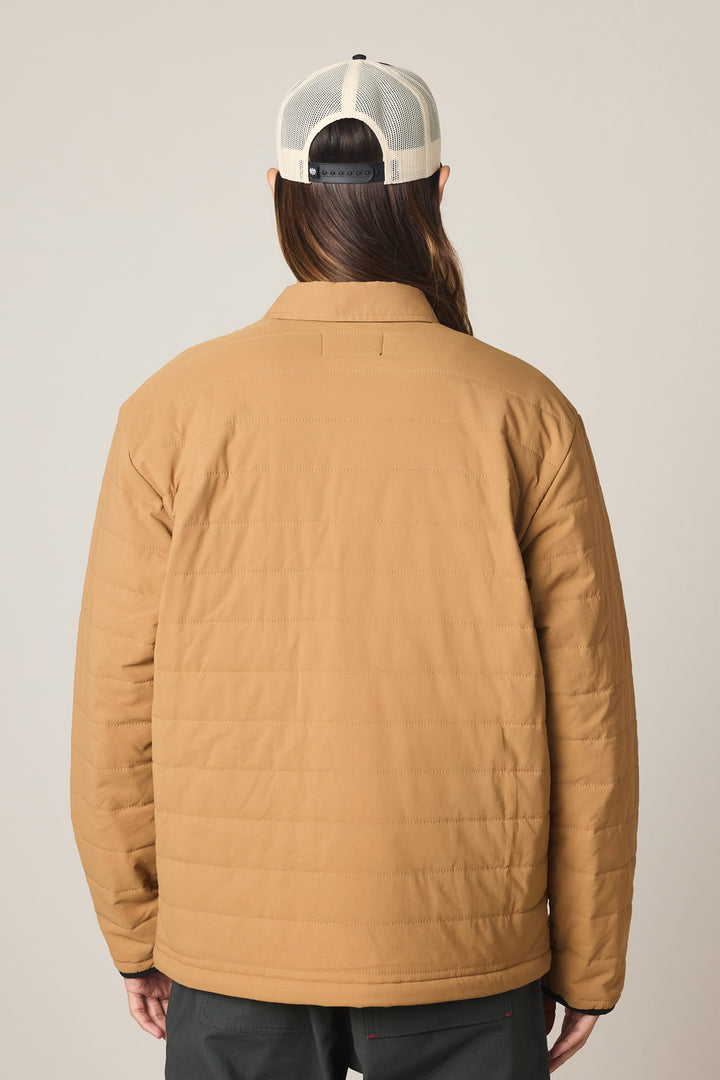 686 Men's Thermaldry Insulated Shacket — CARAMEL (vista 2)