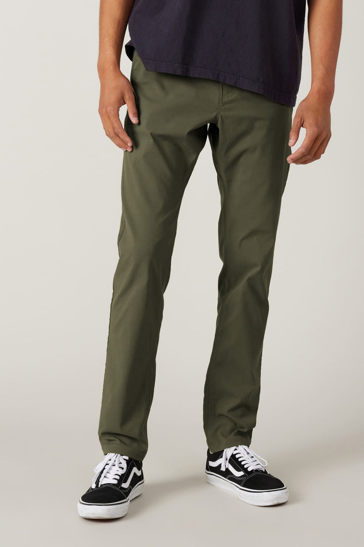 686 Men's Everywhere® Pant - Slim Fit — DARK GREEN