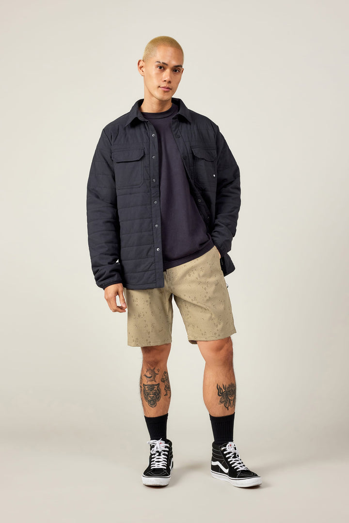 686 Men's Everywhere® Hybrid Short — PUTTY DESERT GRID (vista 2)