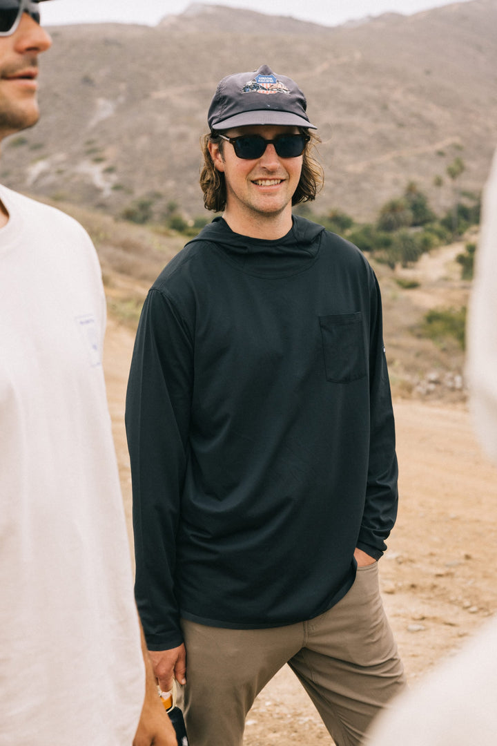 686 Men's Let's Go Tech Hoody — BLACK (vista 2)