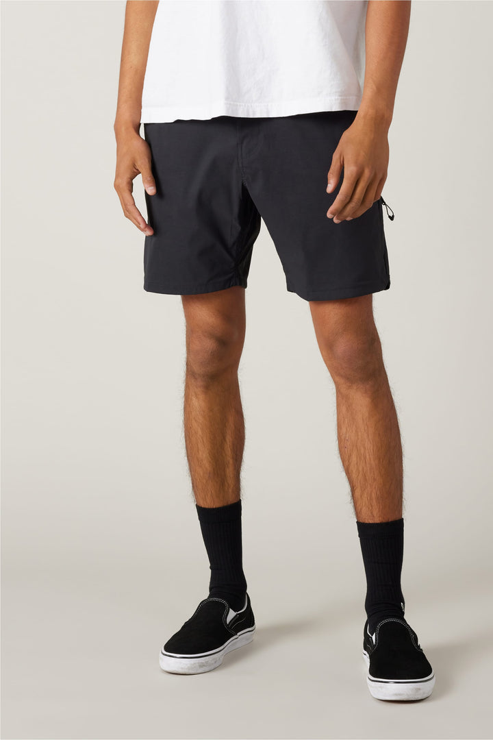 686 Men's Everywhere Featherlight Chino Short — BLACK (vista 2)