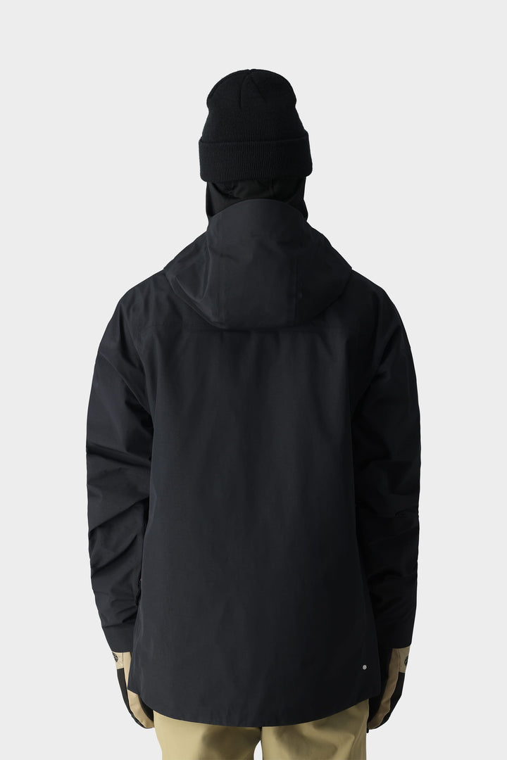 686 Men's GORE-TEX GT Shell Jacket — BLACK (vista 2)