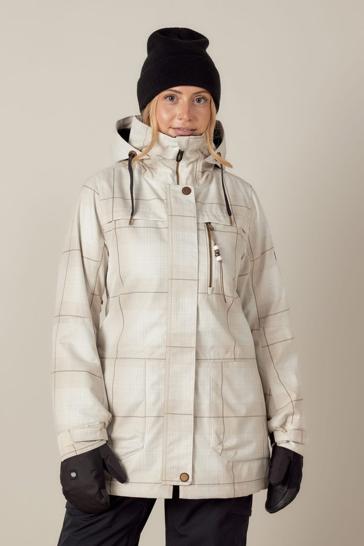 686 Women's Spirit Insulated Jacket — LIMESTONE PLAID