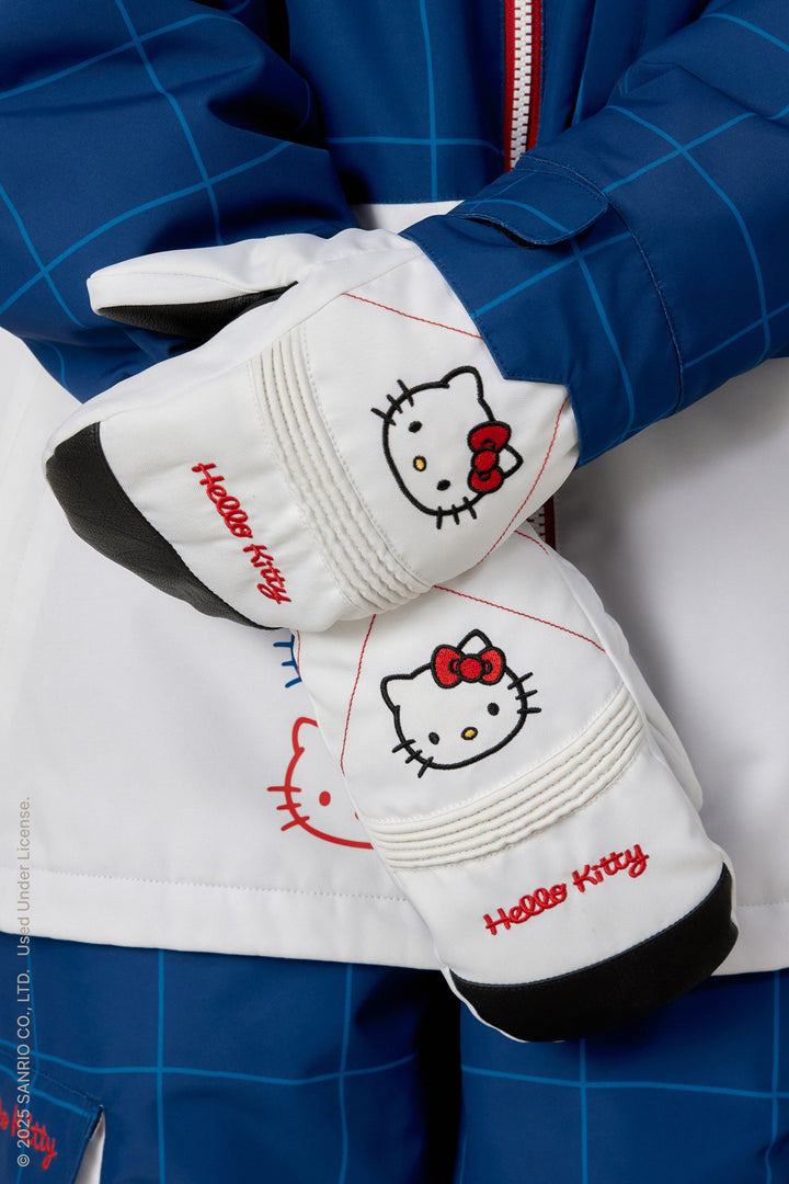 686 Women's Jubilee Mitt — HELLO KITTY WHITE (vista 2)