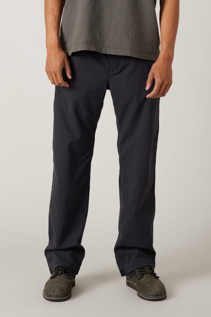 686 Men's Unwork Everywhere Pant - Relaxed Loose Fit — OFF BLACK (vista 2)