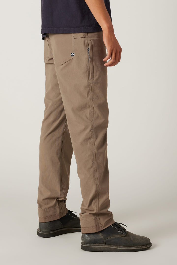 686 Men's Unwork Everywhere Pant - Slim Fit — TOBACCO (vista 2)