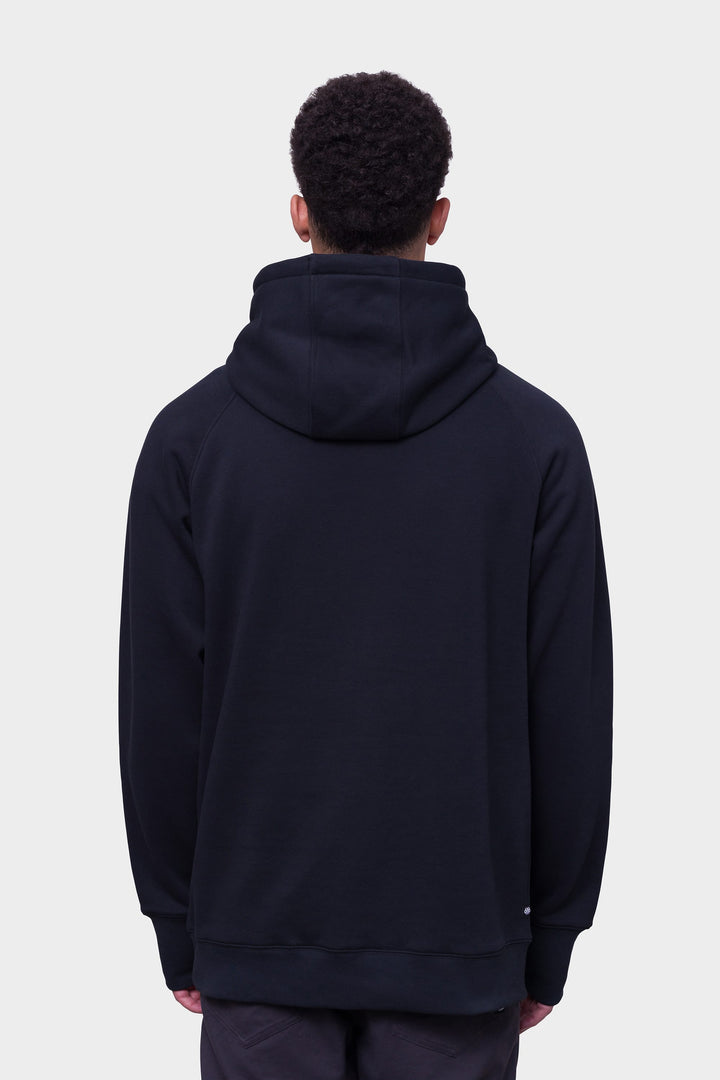 686 Men's Knockout Pullover Hoody — BLACK (vista 2)
