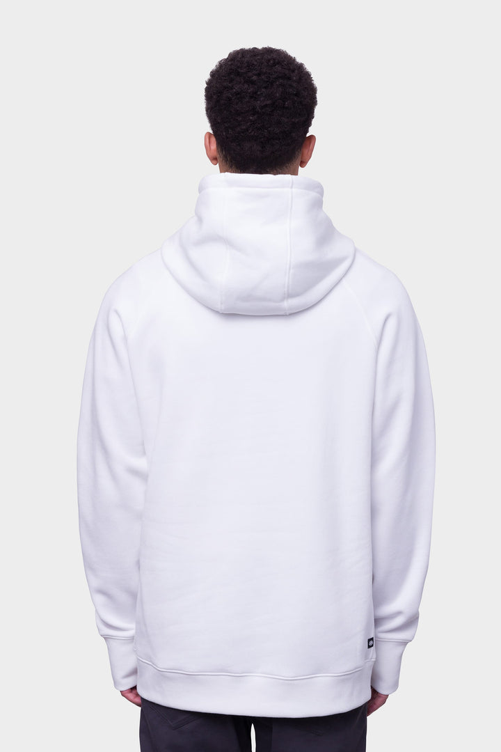 686 Men's Knockout Pullover Hoody — WHITE (vista 2)