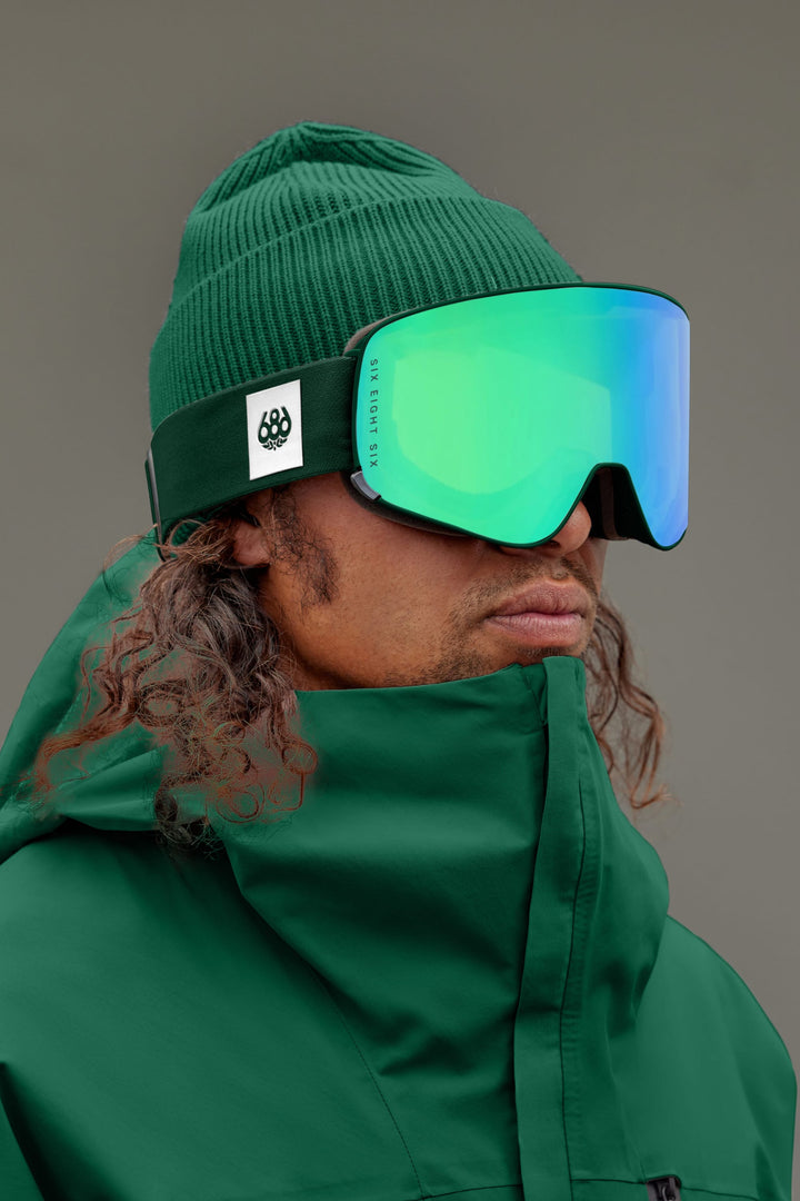 686 SMARTY Magnetic Goggle — EMERALD GREEN (vista 2)