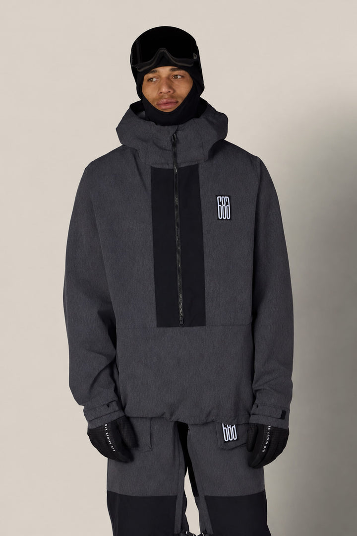 686 Men's Ghost™ 2.5L Anorak — BLACK DENIM