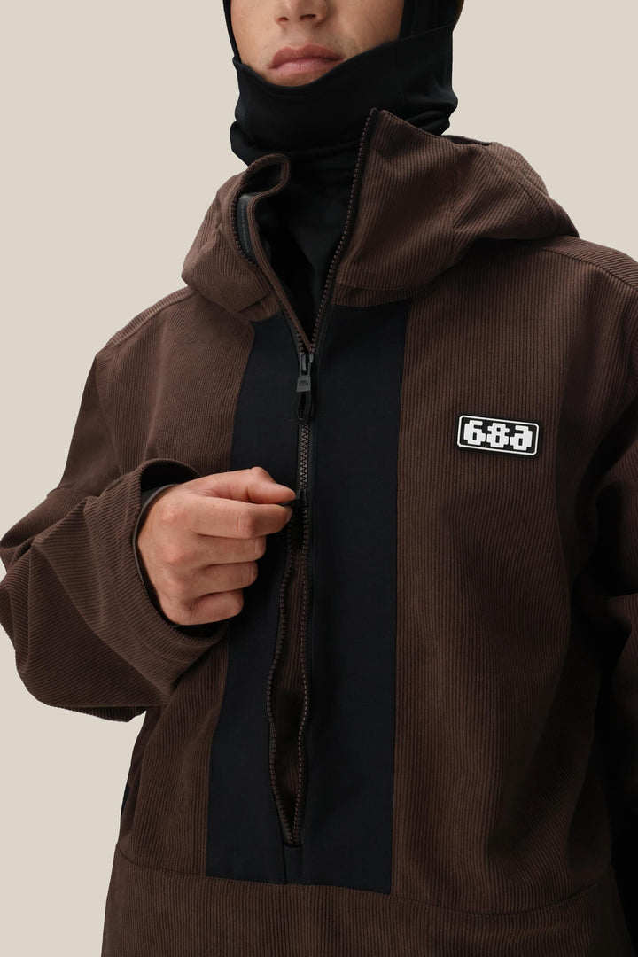 686 Men's Ghost 2.5L Anorak — COFFEE CORDUROY (vista 2)