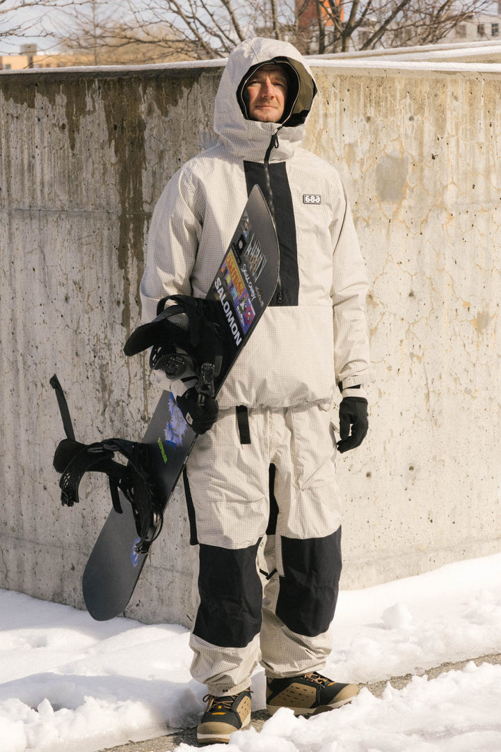 686 Ghost 2.5L Pant — LIMESTONE GRID (vista 2)