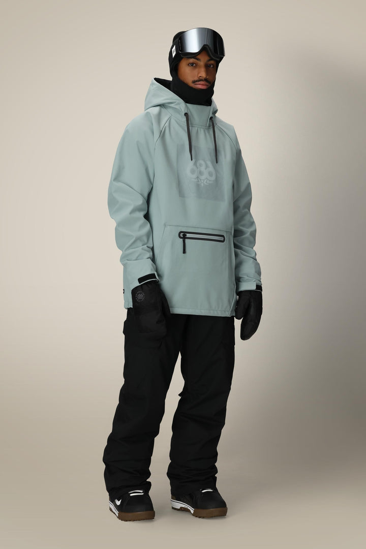 686 Men's Waterproof Hoody — DUSTY MARINE (vista 2)